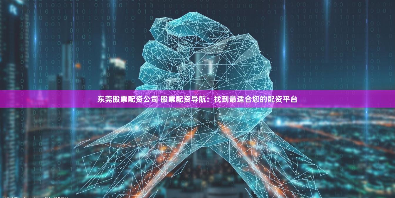 东莞股票配资公司 股票配资导航：找到最适合您的配资平台